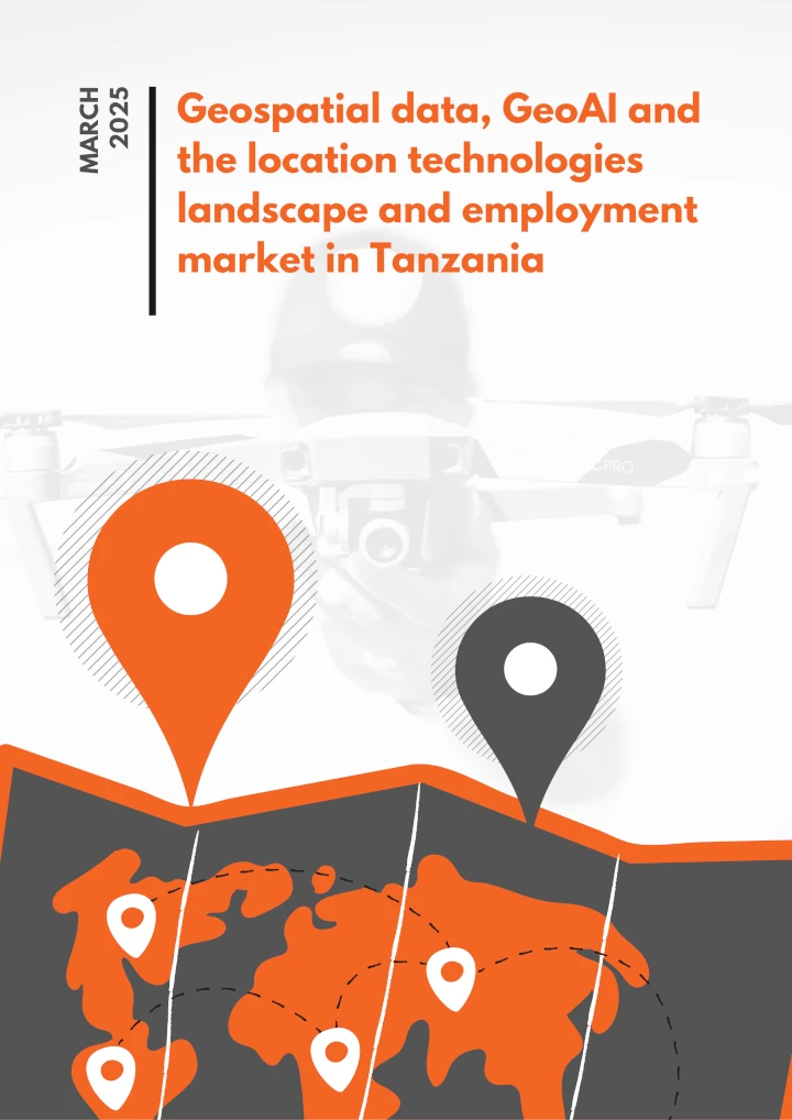 Geospatial data, GeoAI and the location technologies landscape and employment market in Tanzania